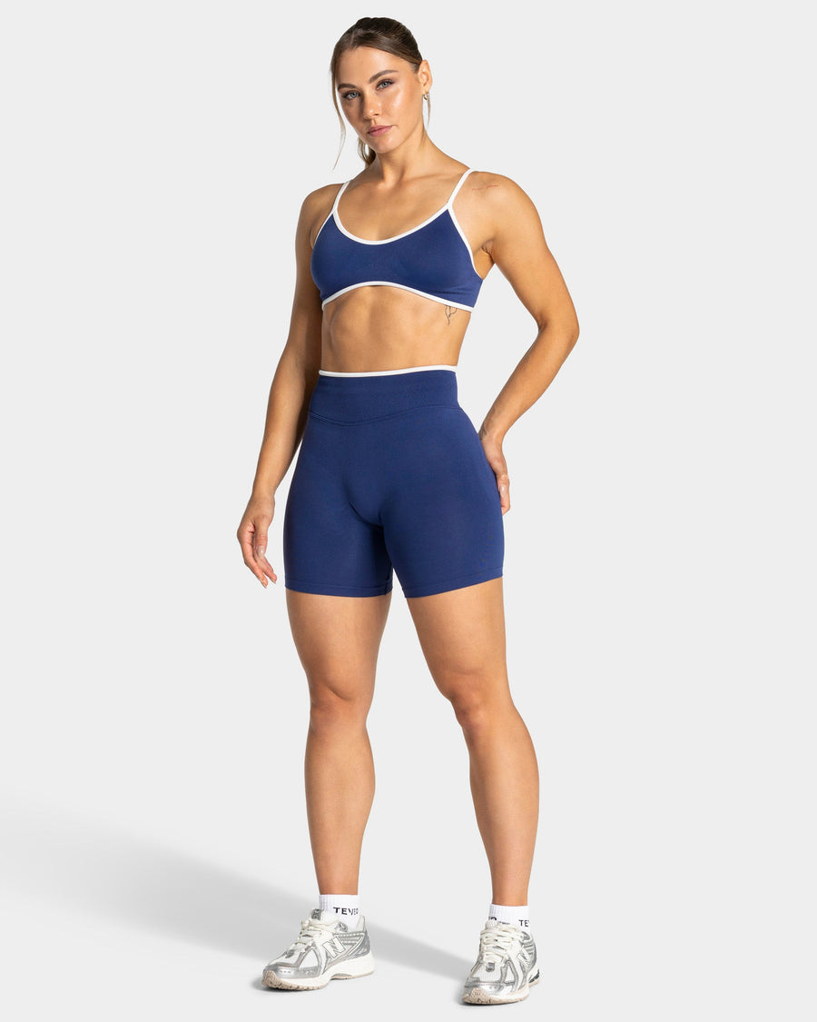 Short Contrastline « indigo »
