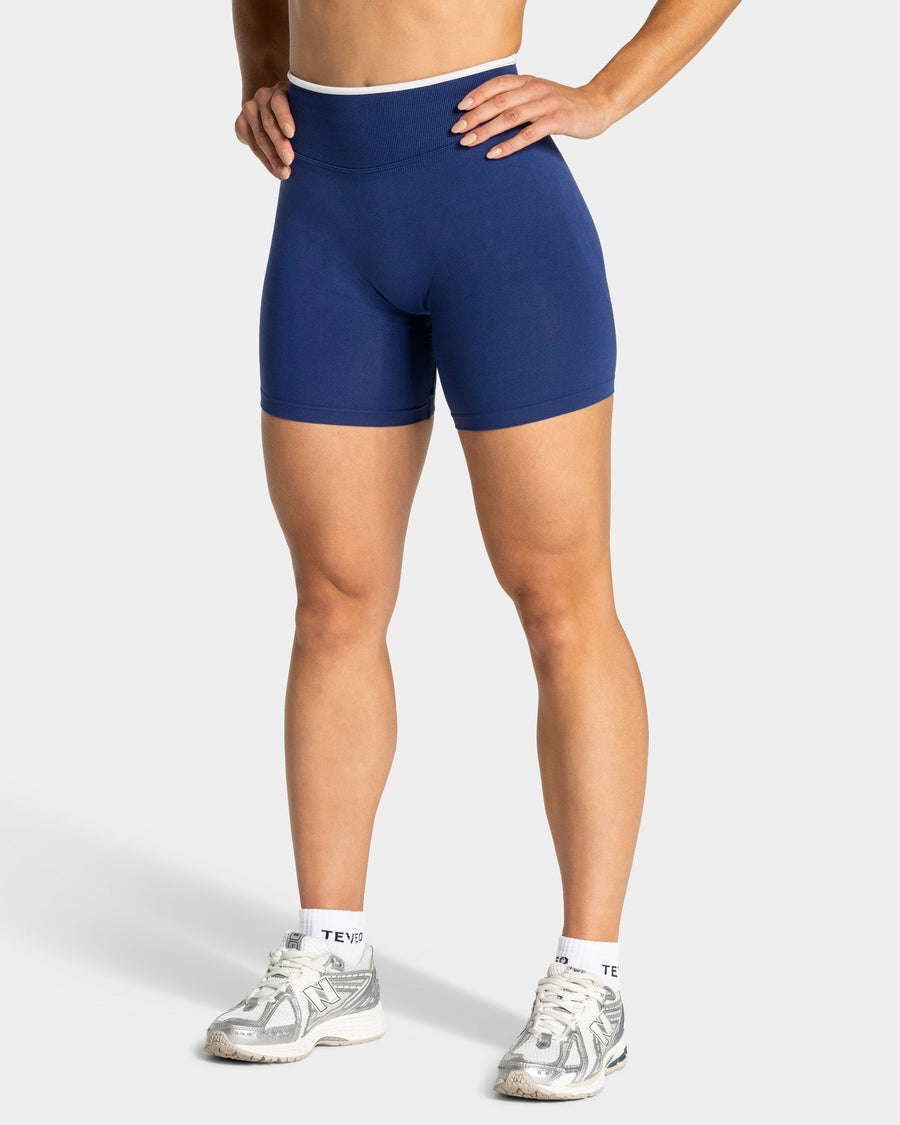Short Contrastline « indigo »