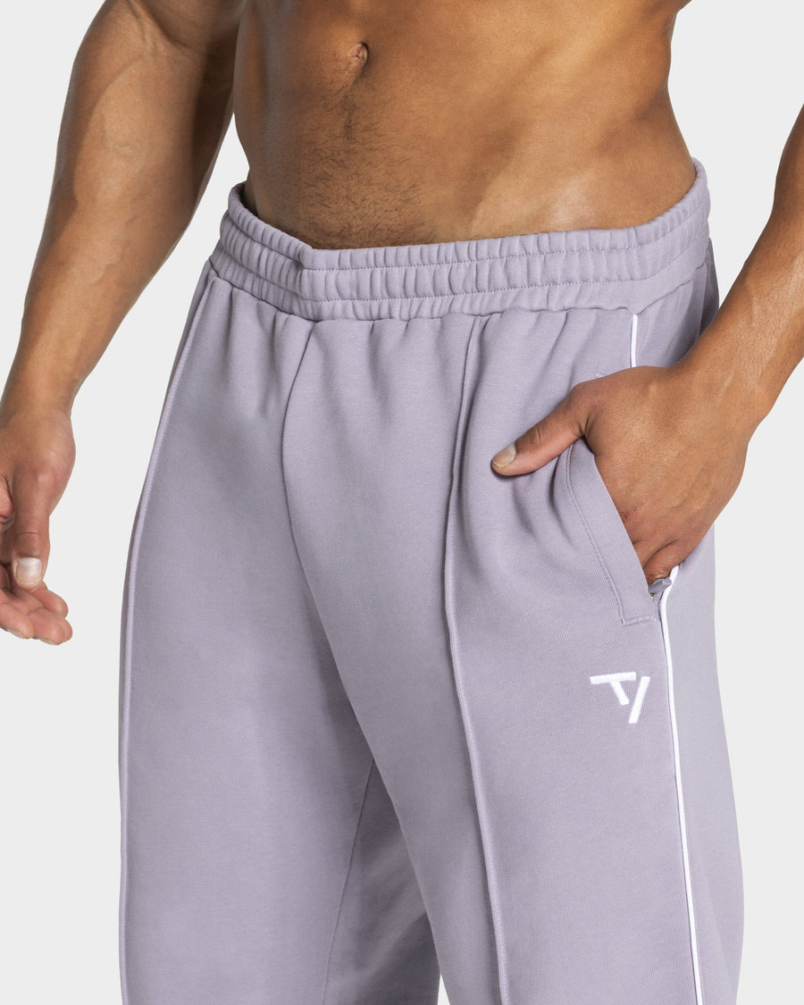 Pantalon de jogging Straight Leg Contrastline « Lavande »