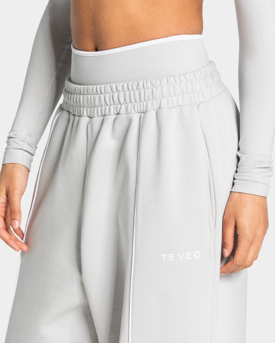 Pantalon de jogging Wide Leg Contrastline « Moon »