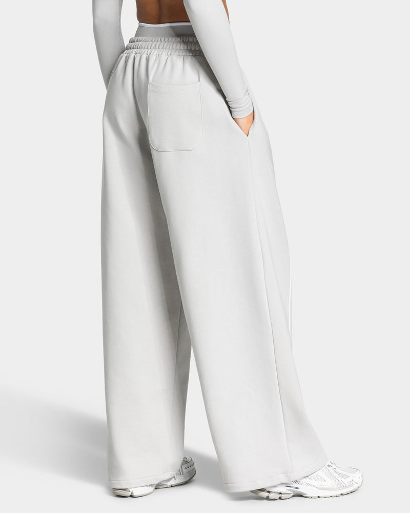Pantalon de jogging Wide Leg Contrastline « Moon »