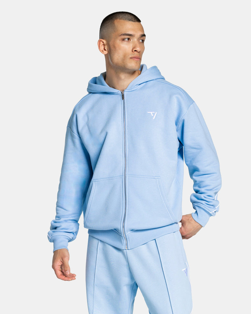 Veste de sport zippée Contrastline « bleu layette »