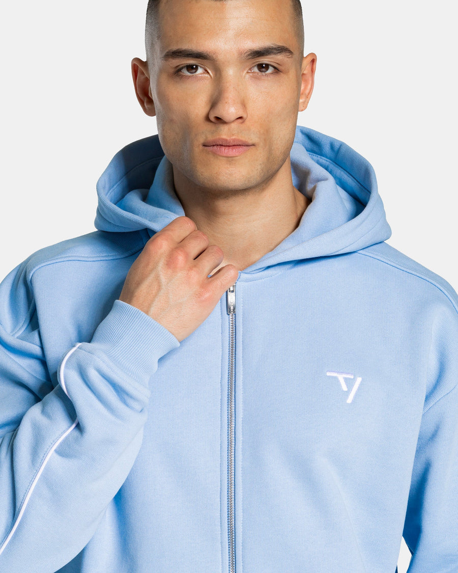 Veste de sport zippée Contrastline « bleu layette »