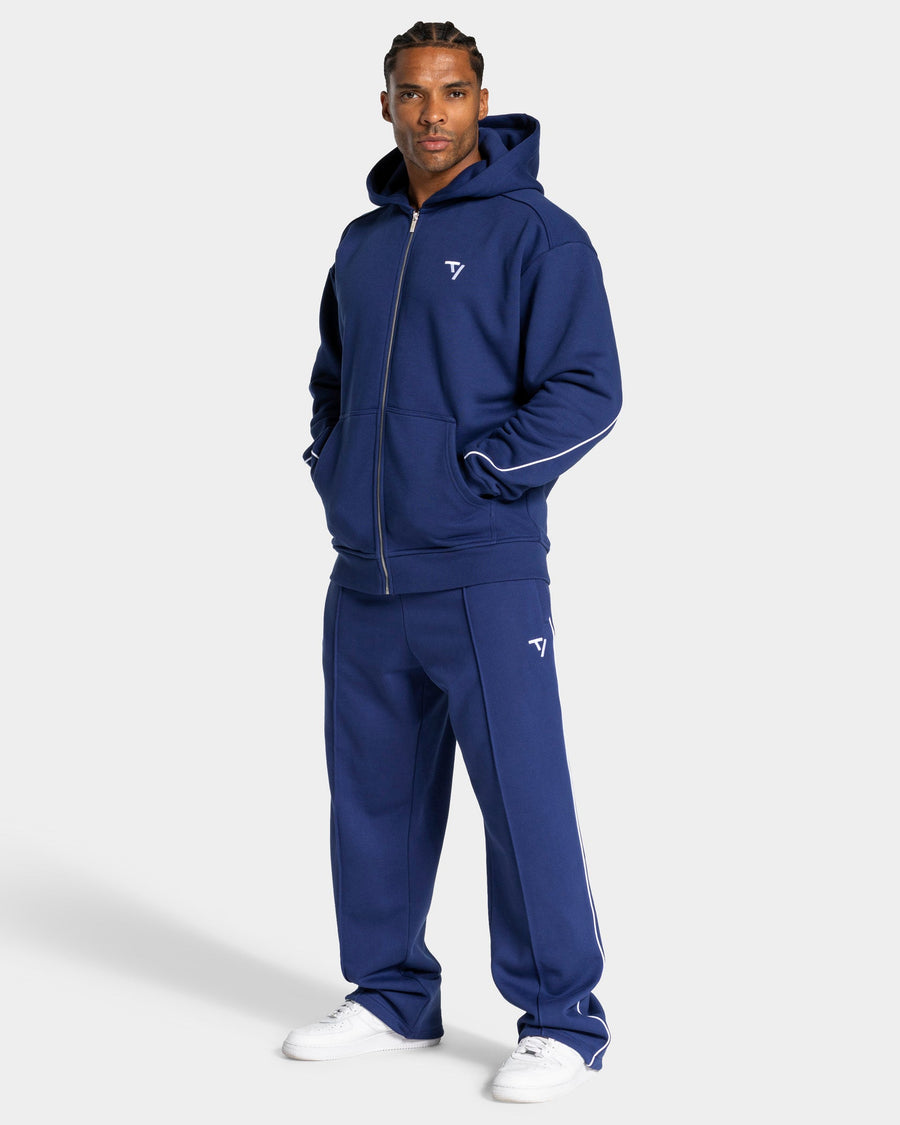Veste de sport zippée Contrastline « indigo »