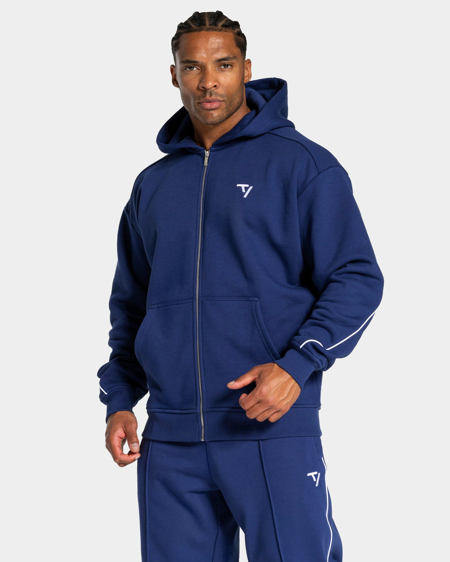 Veste de sport zippée Contrastline « indigo »