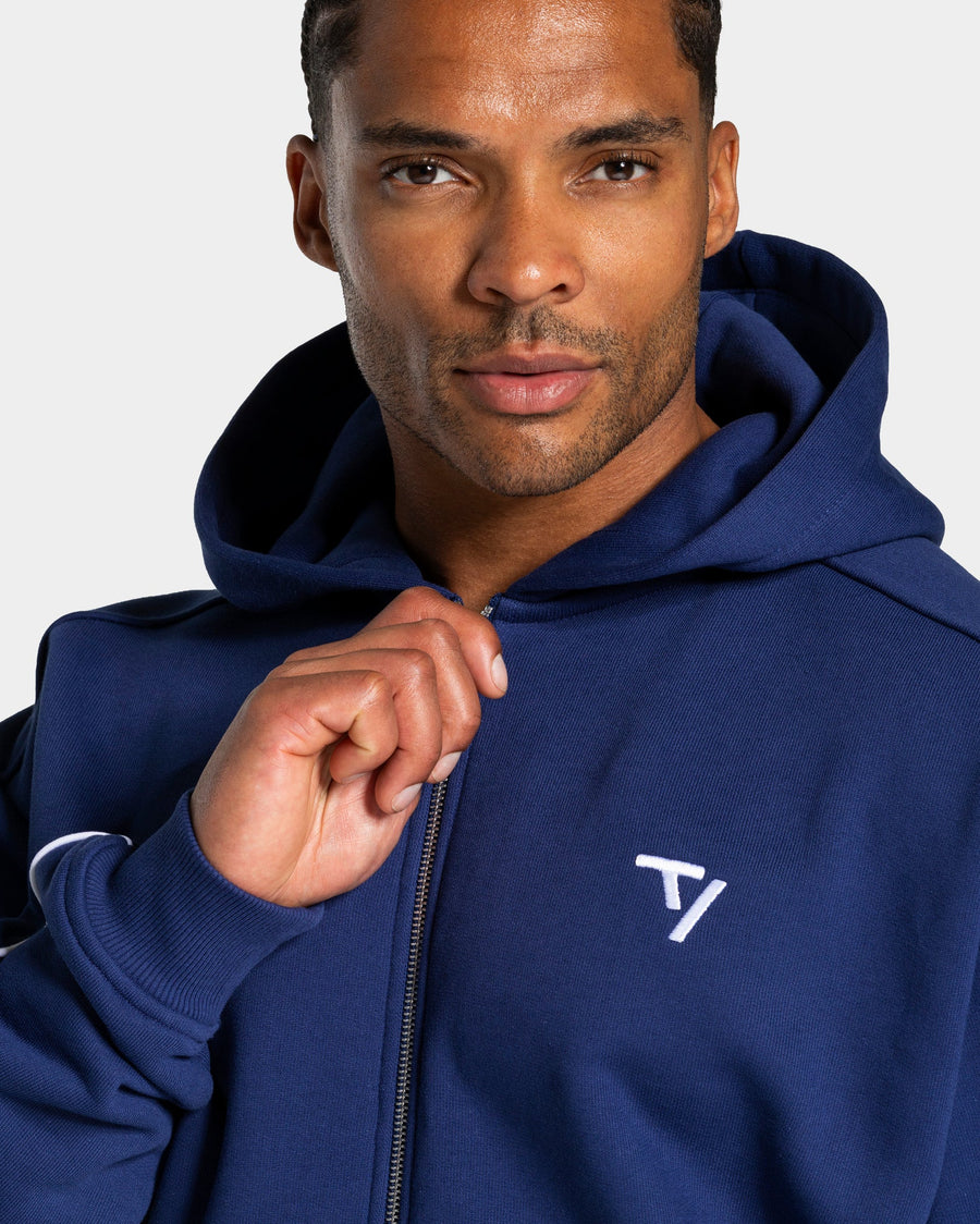 Veste de sport zippée Contrastline « indigo »