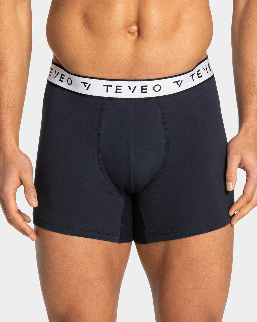 Boxer (lot de 3) Core « Gris chiné/Midnight/blanc »