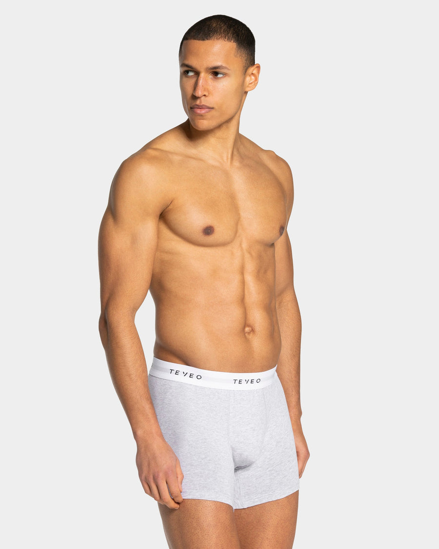 Boxer (lot de 3) Essential « Gris chiné/Midnight/blanc »