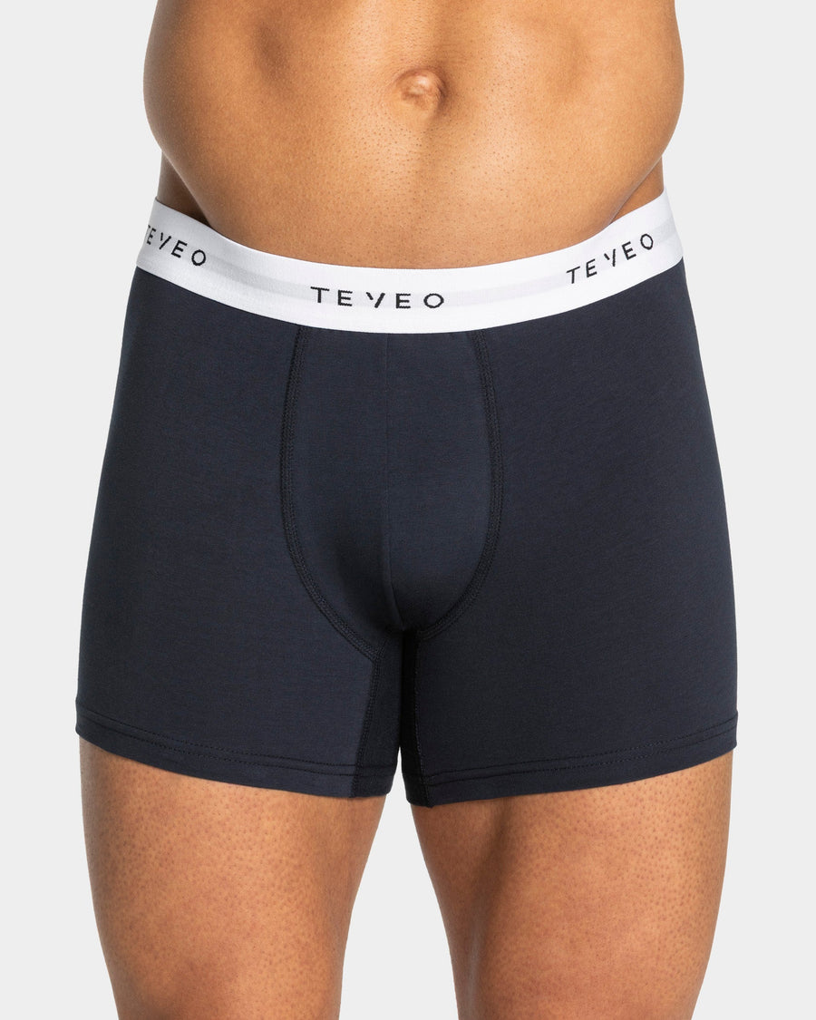 Boxer (lot de 3) Essential « Gris chiné/Midnight/blanc »