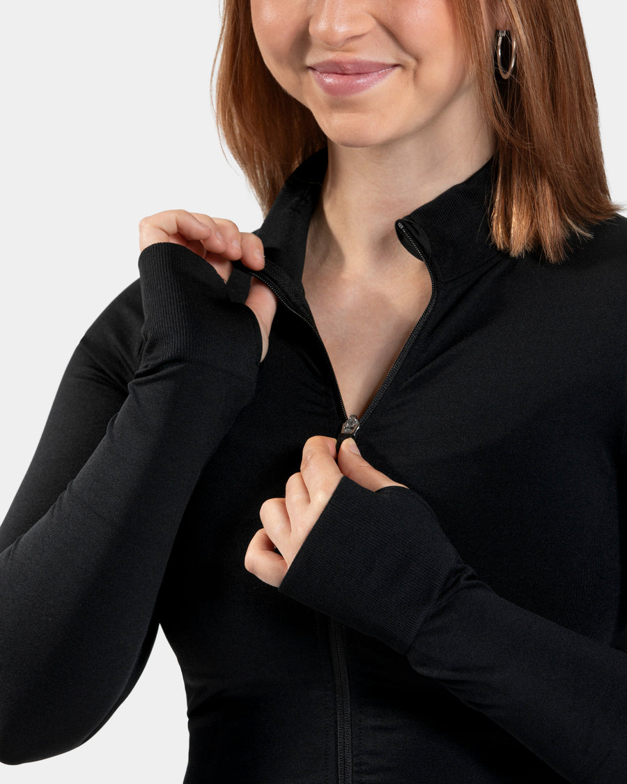 Veste zippée Femme Shaping « noir »