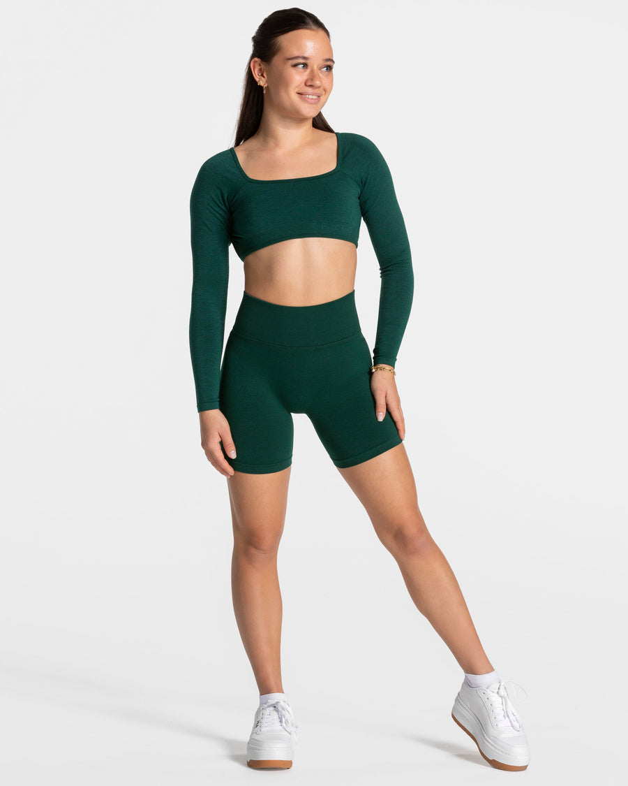 Short Sculpt Scrunch Femme « vert foncé »