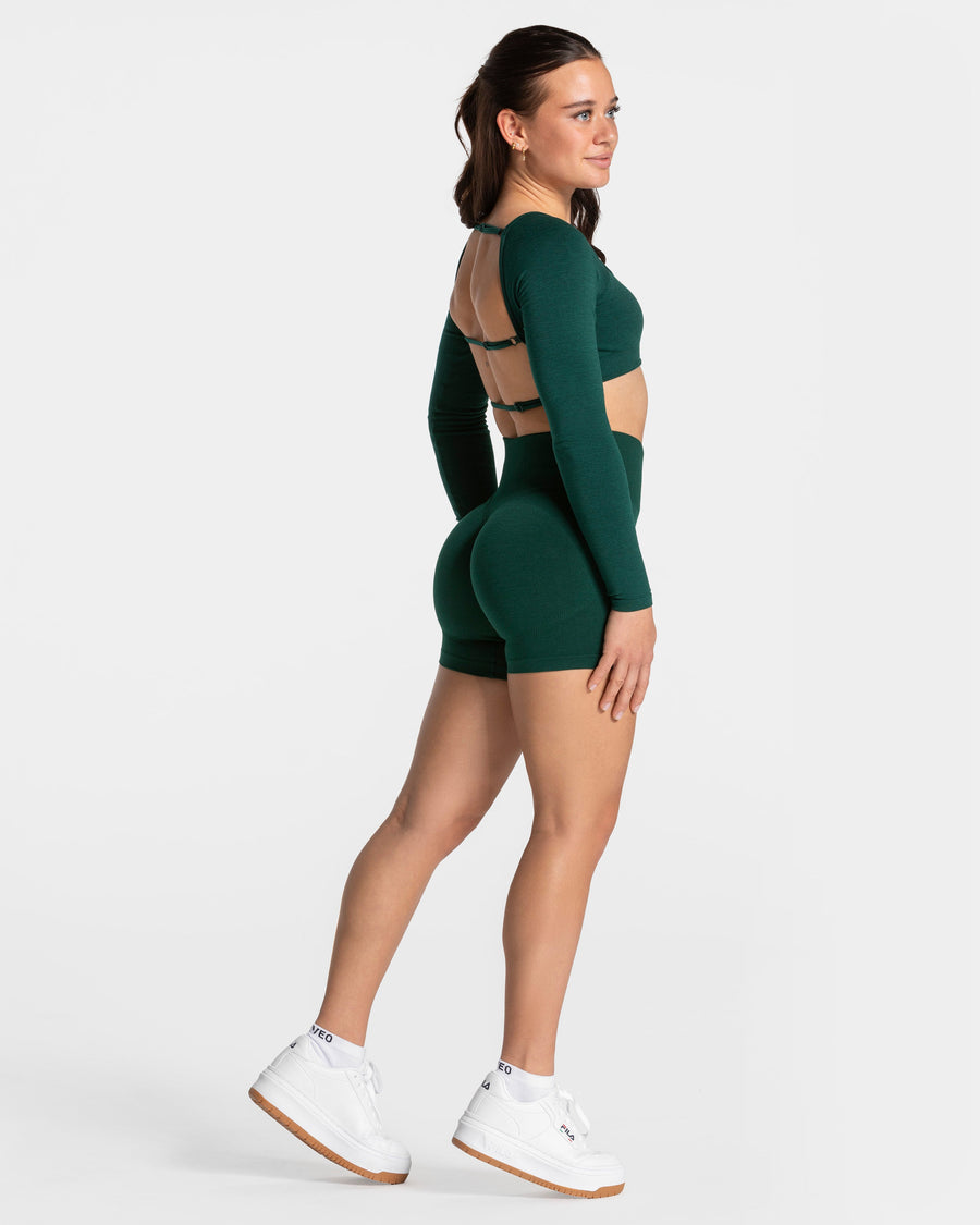 Short Sculpt Scrunch Femme « vert foncé »
