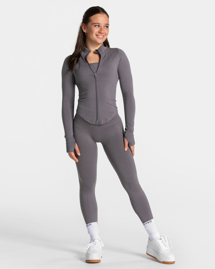 Veste zippée Femme Shaping « graphite »