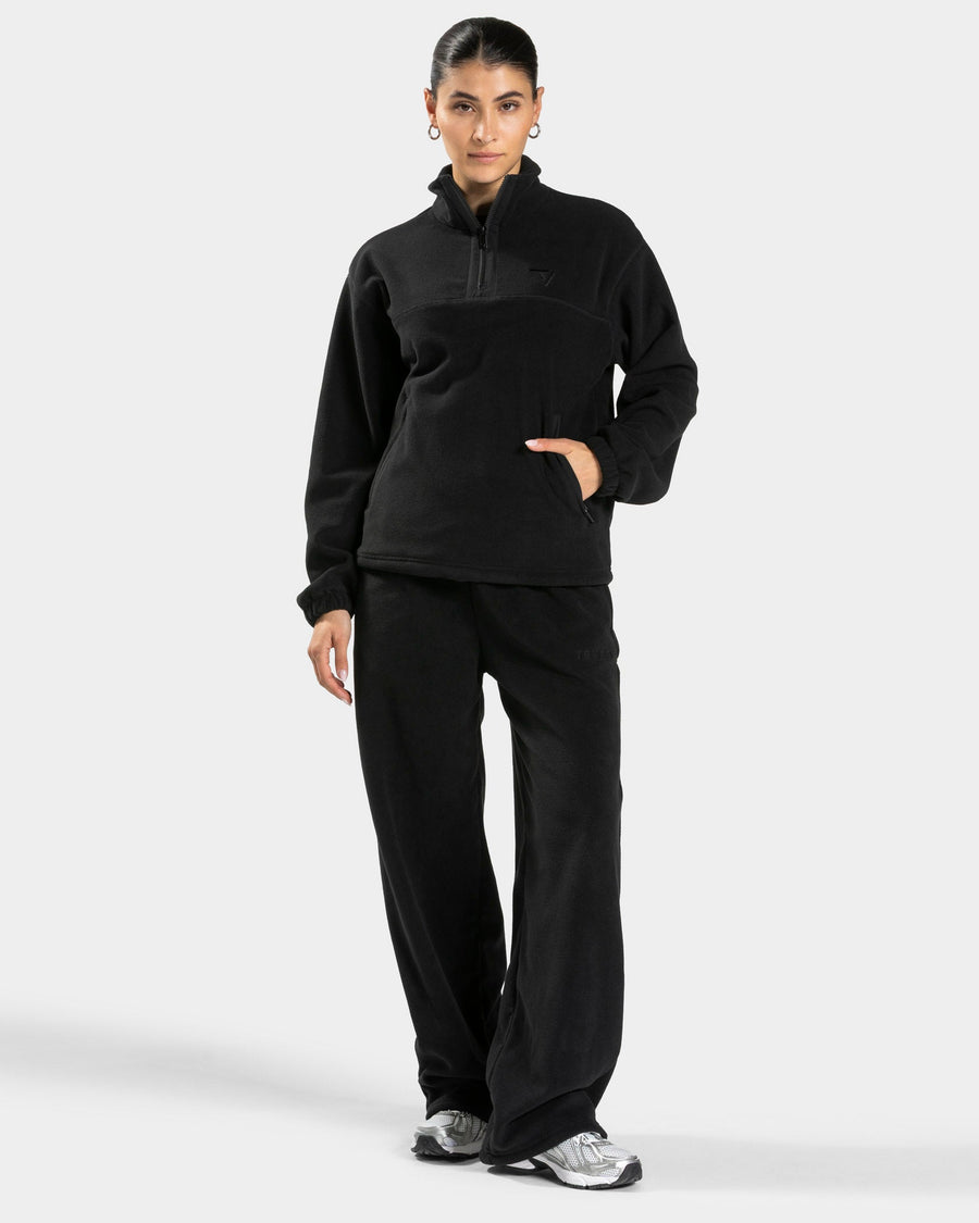 Sweat-shirt demi-zippé Fleece « noir »
