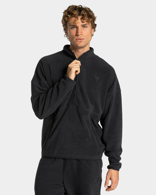 Sweat-shirt demi-zippé Fleece « anthracite »
