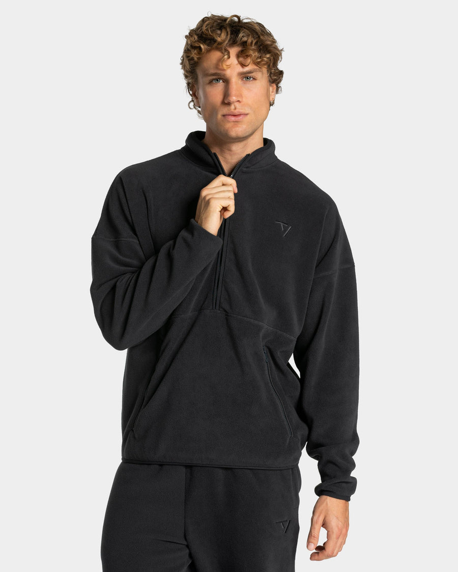 Sweat-shirt demi-zippé Fleece « anthracite »