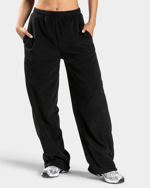 Pantalon de jogging Straight Leg en polaire « noir »