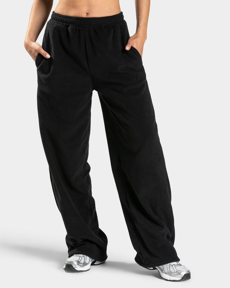 Pantalon de jogging Straight Leg en polaire « noir »