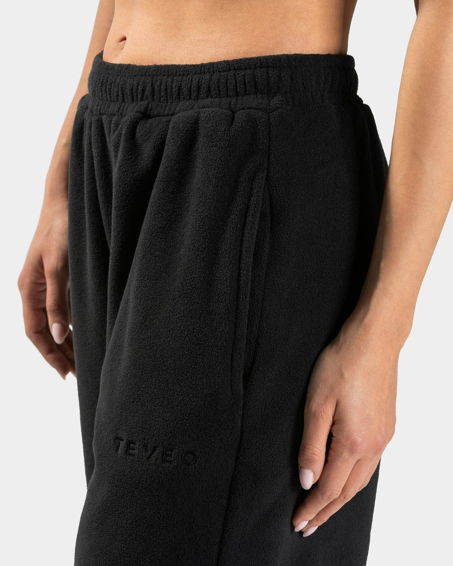 Pantalon de jogging Straight Leg en polaire « noir »