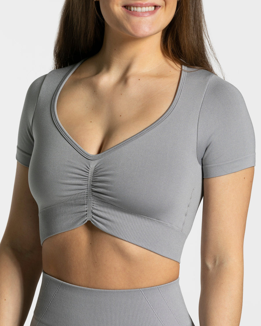 Crop Top Focus « gris »