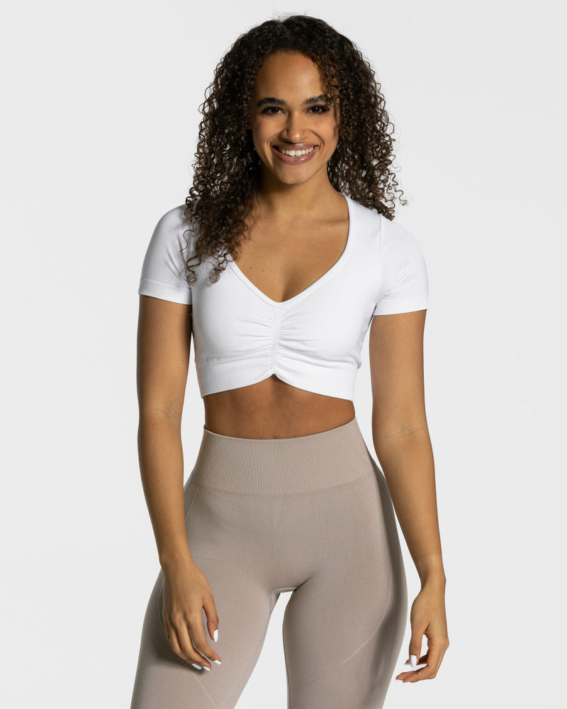Crop Top Focus « blanc »