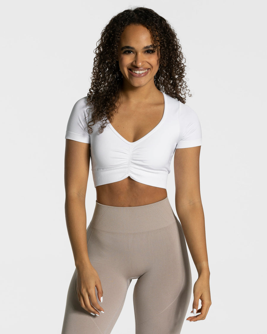 Crop Top Focus « blanc »