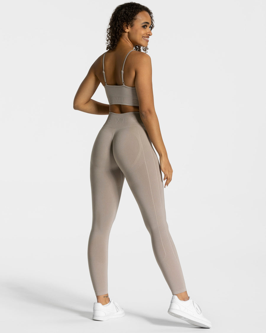 Legging Focus Scrunch « poussière »