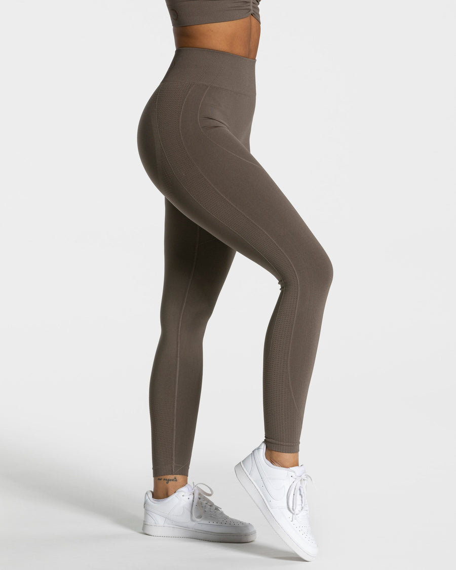 Legging Focus Scrunch « taupe »