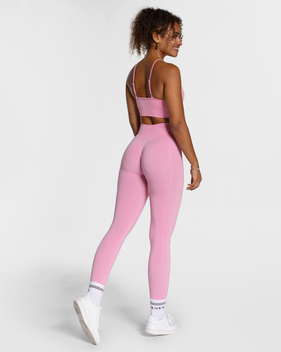 Legging Focus Scrunch « rose »