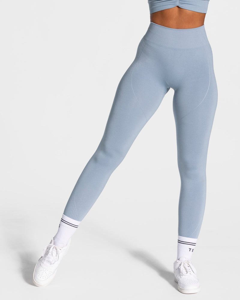 Legging Focus Scrunch « bleu acier »