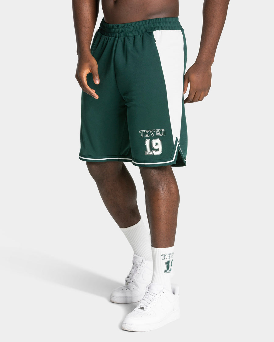 Football short 9 pouces « Vert foncé »