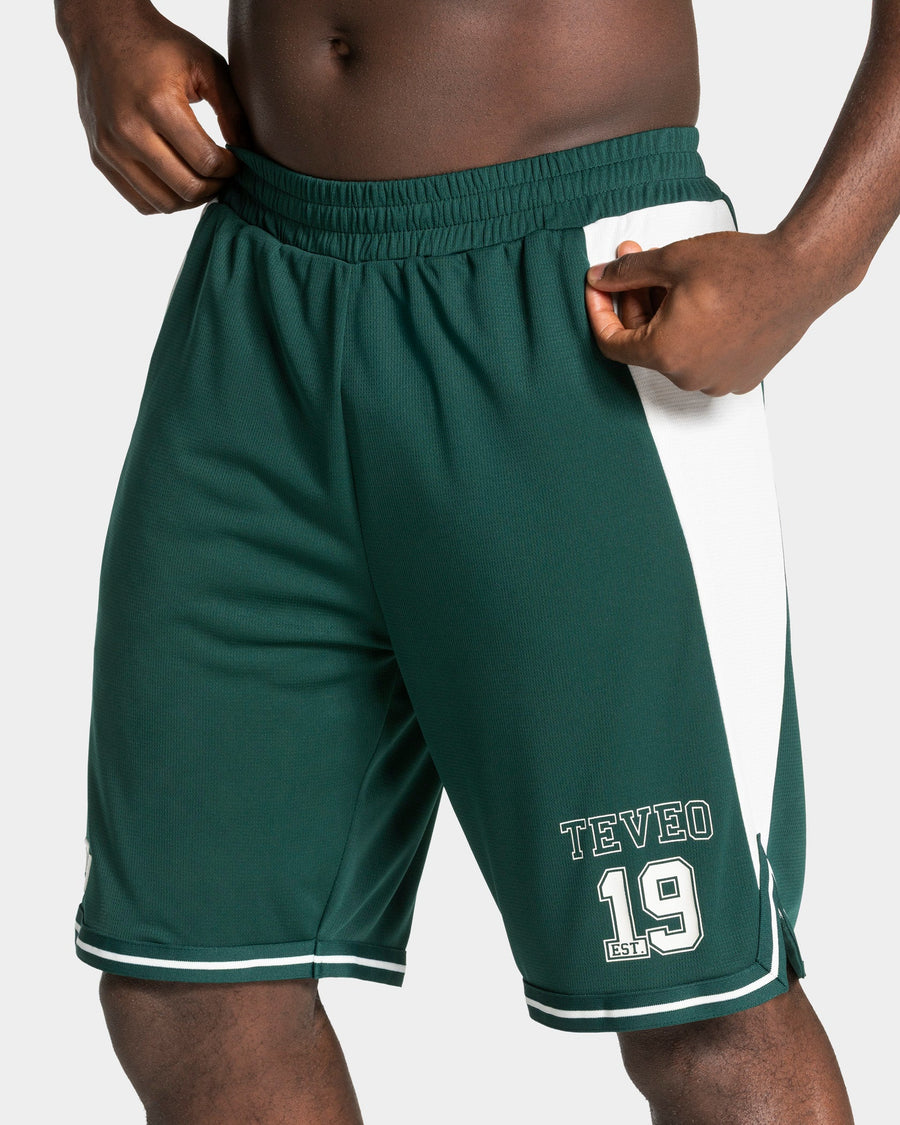 Football short 9 pouces « Vert foncé »
