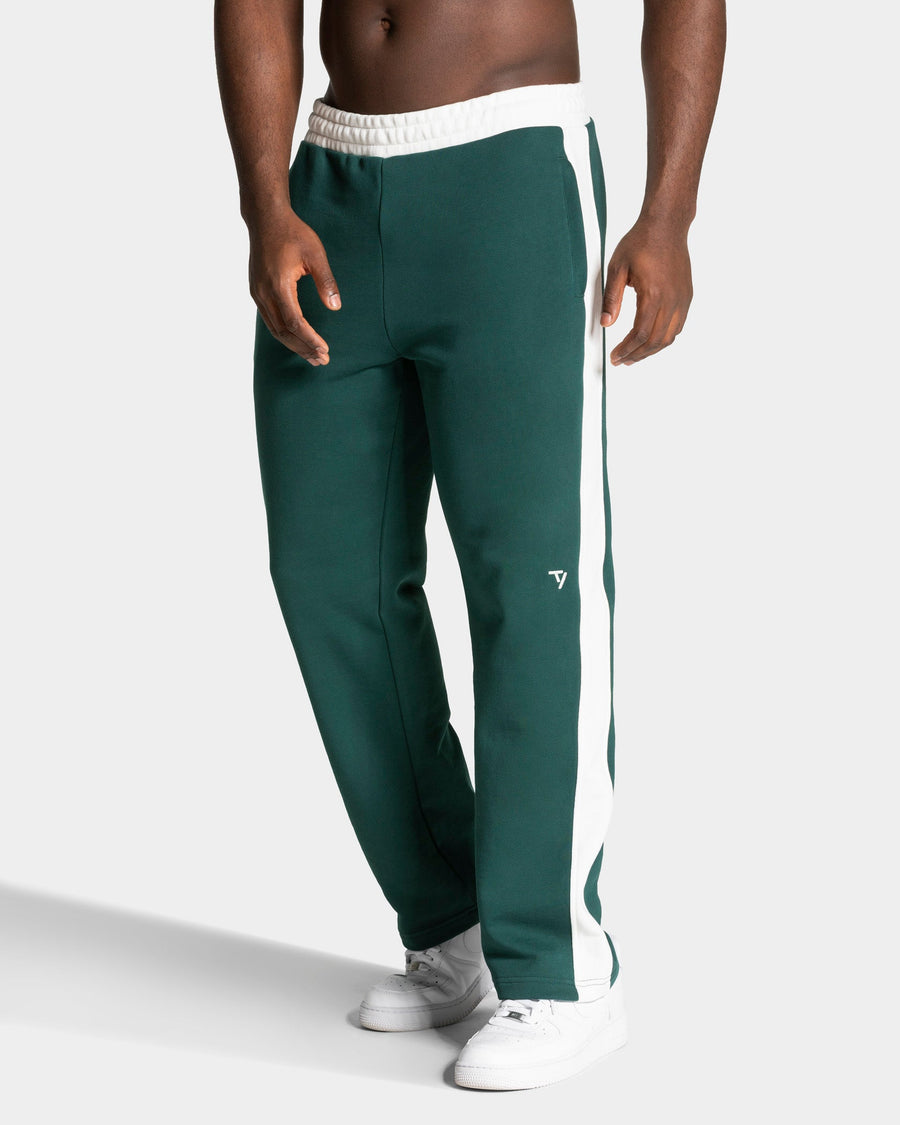 Pantalon de jogging Straight Leg Football « Vert foncé »