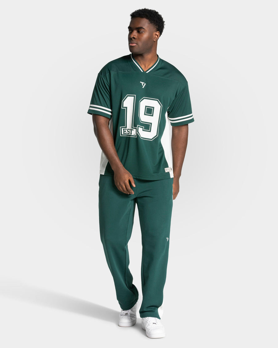 Pantalon de jogging Straight Leg Football « Vert foncé »