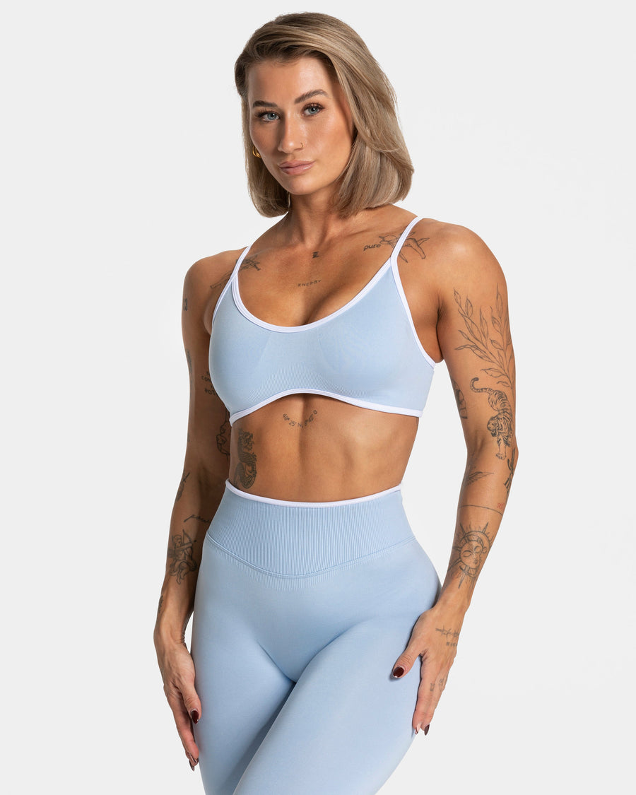 Brassière Contrastline « bleu layette »