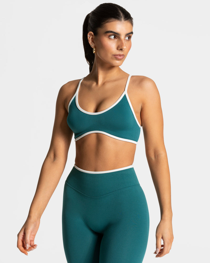 Brassière Contrastline « Petrol »
