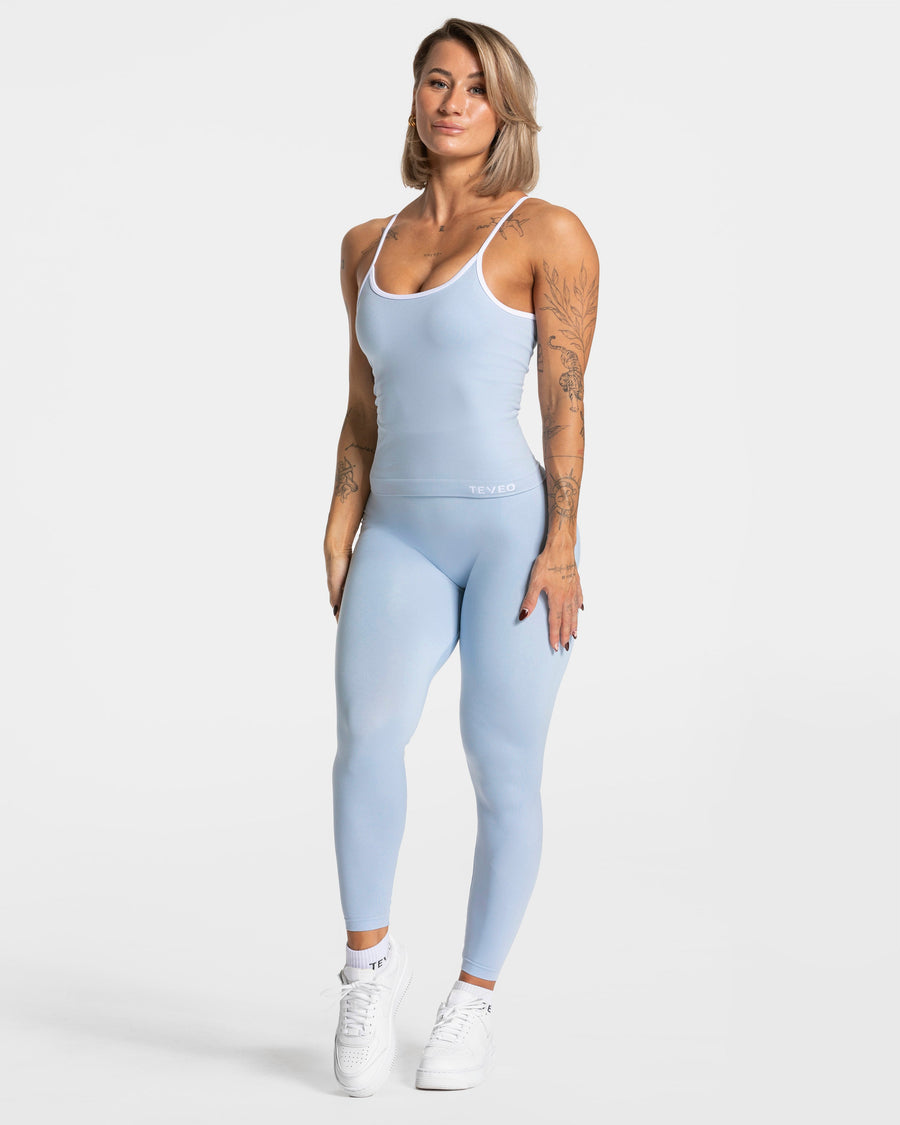 Caraco Contrastline « bleu layette »