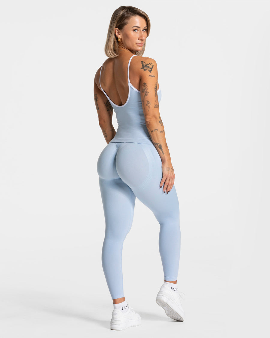 Caraco Contrastline « bleu layette »