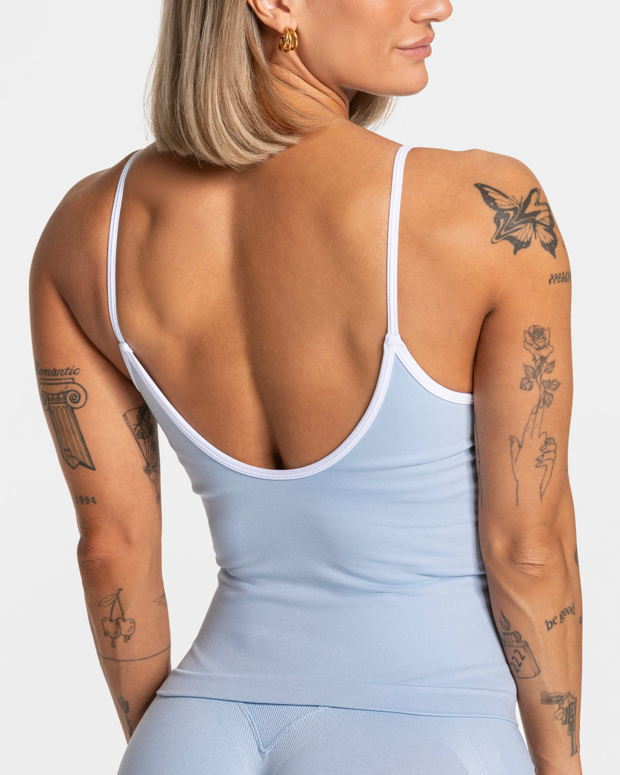 Caraco Contrastline « bleu layette »
