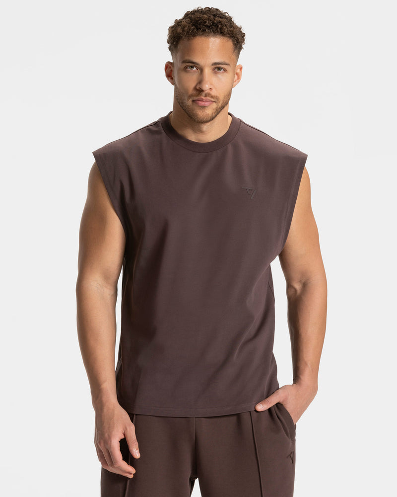 Débardeur Contrastline oversize « Espresso »