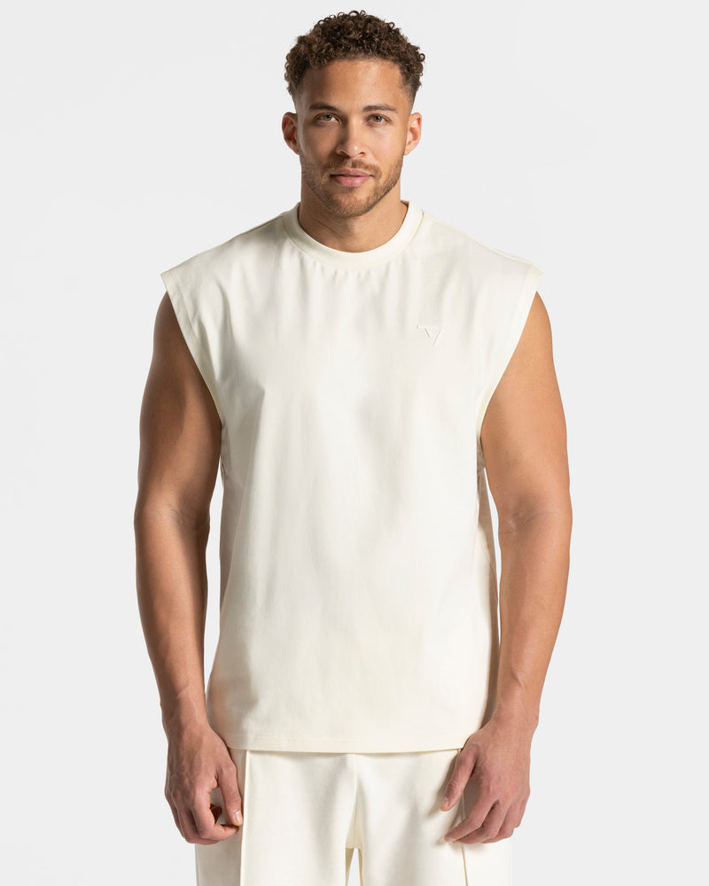 Débardeur Contrastline oversize « Off White »
