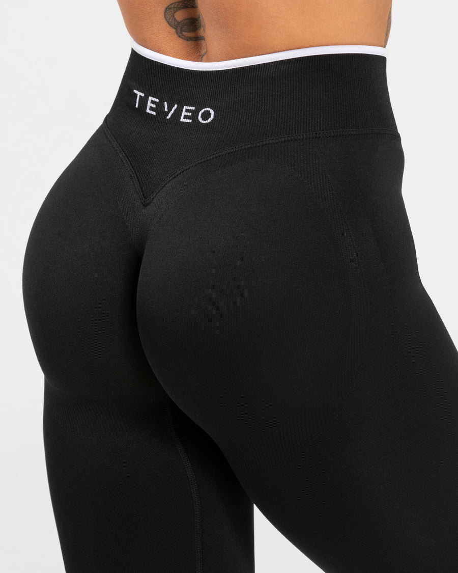 Legging Contrastline Sculpt scrunch « noir »