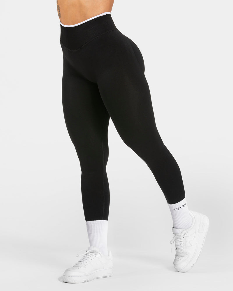 Legging Contrastline Sculpt scrunch « noir »