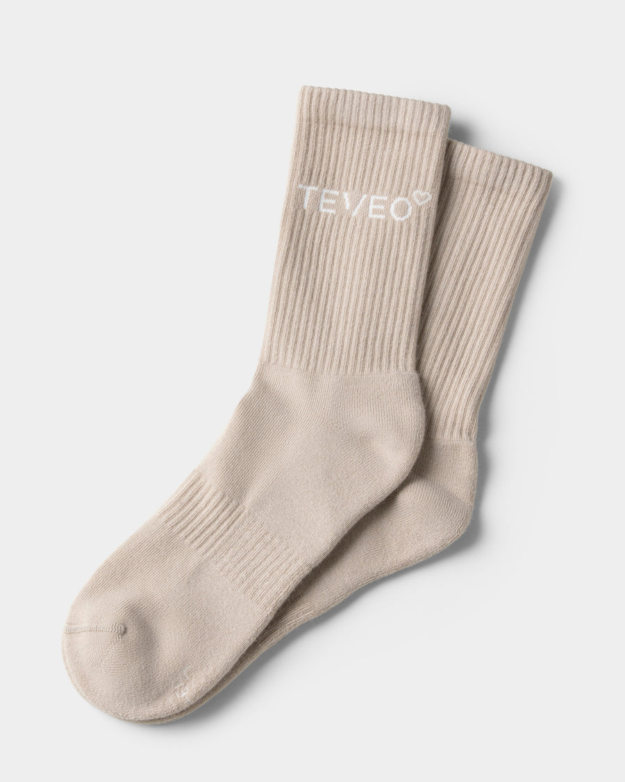 Chaussettes Contrastline (2 paires) « crème - blanc cassé »