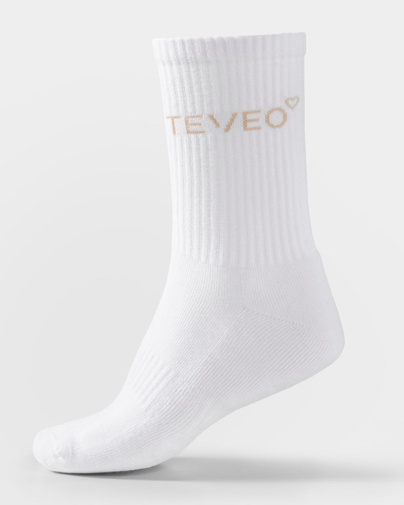 Chaussettes Contrastline (2 paires) « blanc cassé - crème »