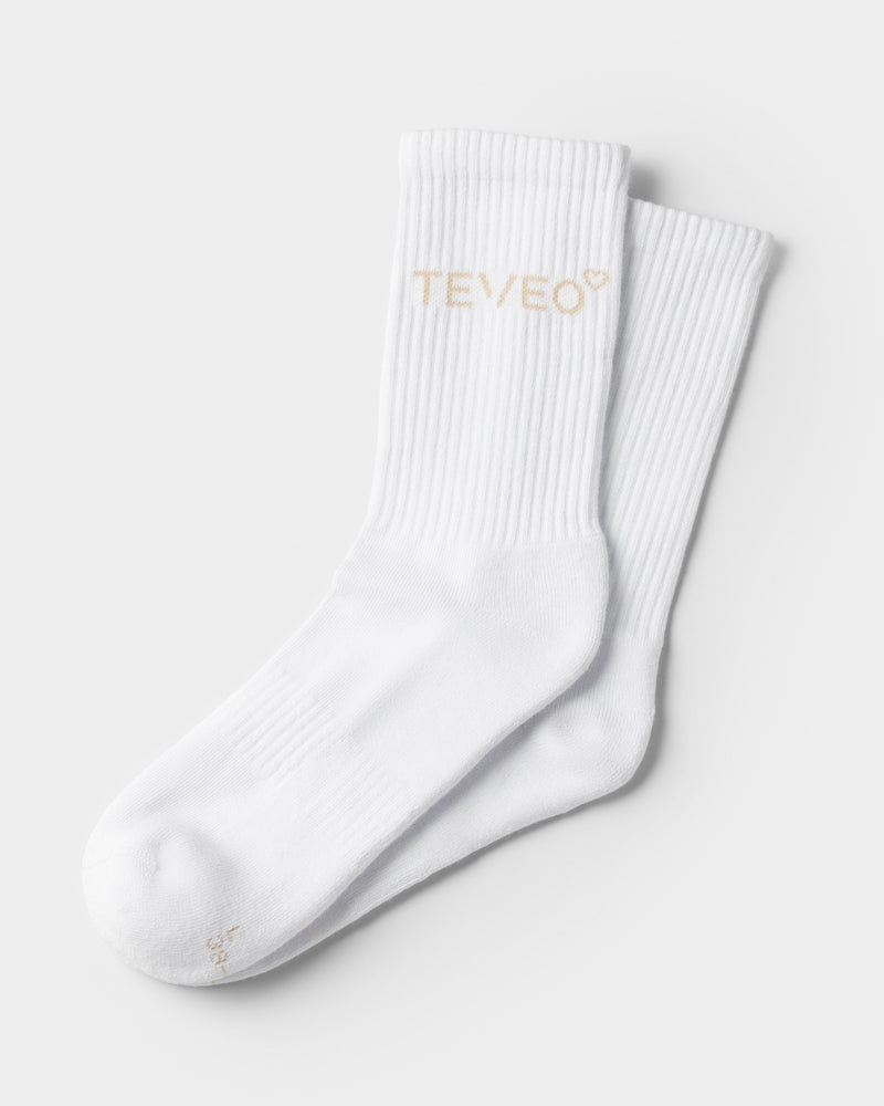 Chaussettes Contrastline (2 paires) « blanc cassé - crème »