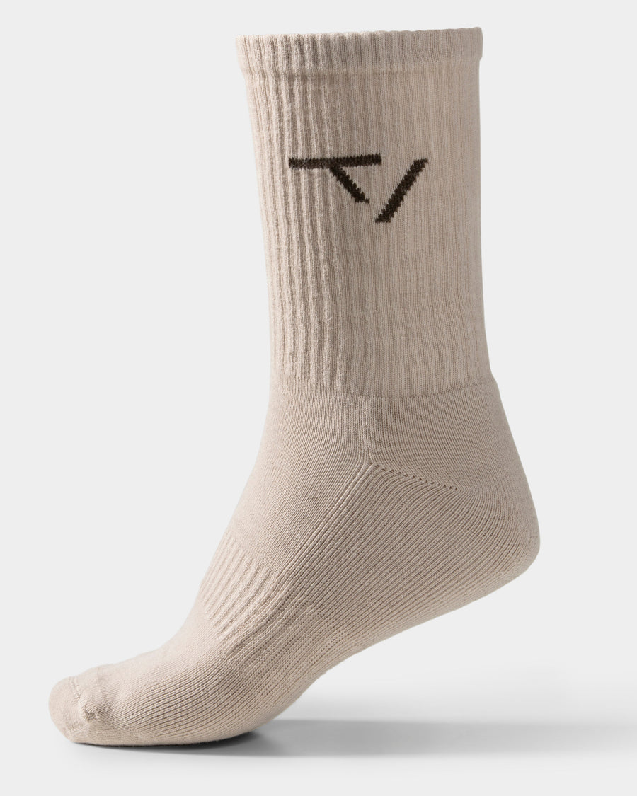 Chaussettes Contrastline TV (2 paires) « crème »