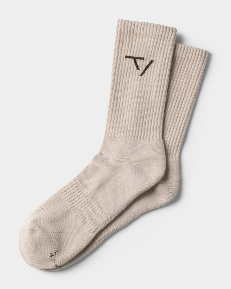 Chaussettes Contrastline TV (2 paires) « crème »