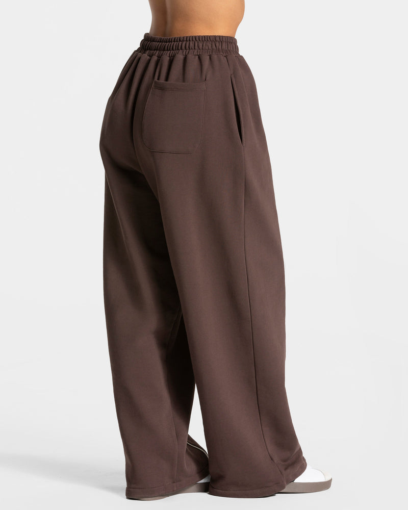 Pantalon de jogging Contrastline Wide Leg « Espresso »