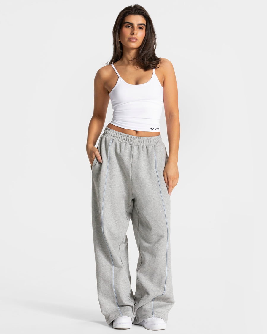 Pantalon de jogging Contrastline Wide Leg « gris clair »